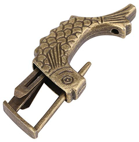 Antikes Schloss, Bronze Vorhängeschloss Schönes für Schmuckschatulle für Schublade