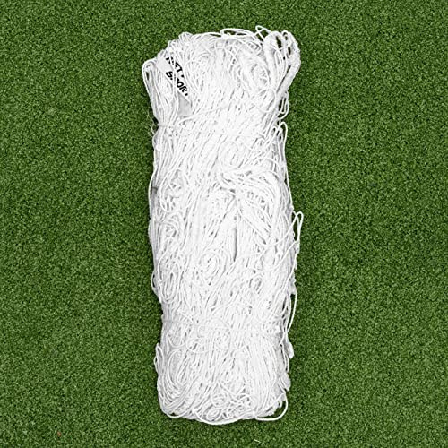 FORZA 16ft x 7ft Soccer Net - Single or Pair | Replacement Soccer Goal Net for 16x7 Goals | White Mesh Net for Junior & Adult Soccer [Net Only] (Single Net [1x])