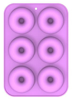 TSTSM Donut Mould Baking Cake Mould DIY Baking Oven Mould-Purple
