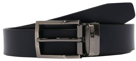 bugatti Men's Reversible Belt 3.5 W90 Multi Dark Blue - kürzbar