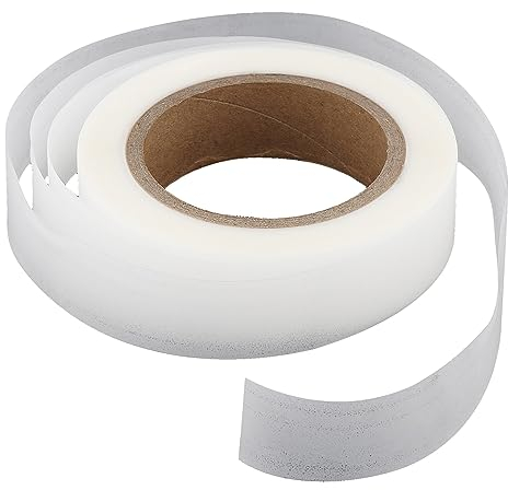 XQZMD 20M Klebeband zum Aufbügeln, Nahtdichtband, Transparente PU-Beschichtete Stoffe, Atmungsaktiv und Wasserdicht für Sportbekleidung, Regenmäntel, Zelte, Markisen (1 Rollen)