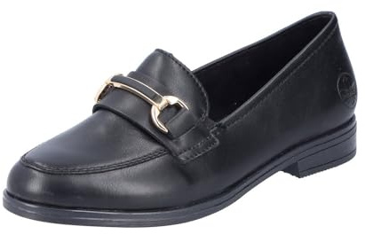 Rieker Damen 46262 Slipper, schwarz 00, 38 EU