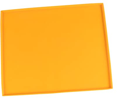Moule à Roulé à Gâteau en Silicone Orange Réutilisable et Flexible | Double Face, pour Maison et Boulangerie, Accessoire de Pâtisserie pour Préparation de Roulé