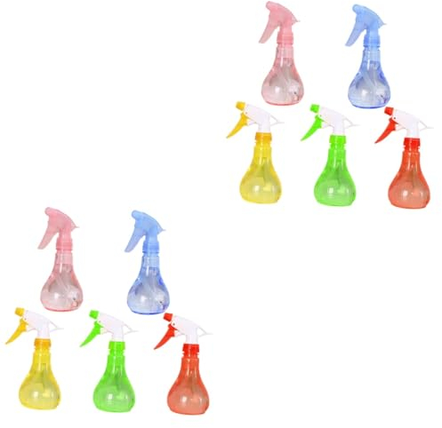 POPETPOP 10stücke Handliche Sprühflasche Ovaler Plastik-sprühbehälter Mit Druck Für Pflanzenbewässerung Und Haushaltsreinigung Zufällige Farben Leicht Und Tragbar