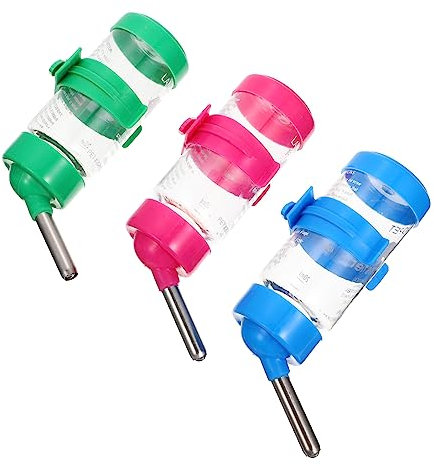 BESPORTBLE 3stücke Hamster Trinkflasche Hängende Wasserflasche Für Kleine Haustiere Auslaufsicher Und Transparent Für Hamster Chinchillas Und Andere Kleintiere