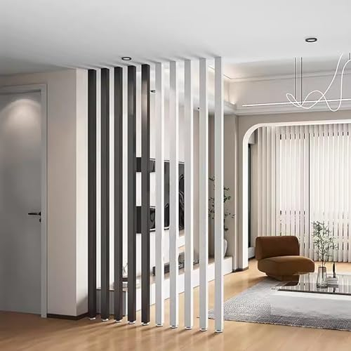HDYZJQ Raumteiler Aus Holz, 10-teilig, Hohe Raumteiler, Trennsäule Für Eingangsbereich/Veranda/Büro0.6 0.7 0.8 0.9 1 1.1 1.2 1.3 1.4 1.5 1.6 1.7 1.8 1.9 2 2.1 2.2 2.3 M(195cm/76.7in/6.4ft)