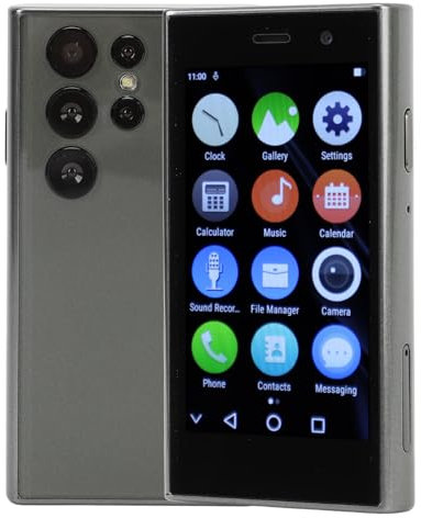Bewinner XS24Pro Mini Smartphone 4G Sbloccato, Schermo HD da 3,0 Pollici, 2 GB di RAM 16 GB di ROM, Mini Telefono Dual Sim Quad Core, Telefoni Cellulari Android per Bambini Sbloccati