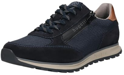 bugatti - Sneakers Marine et à Lacets Plats - Taille 42