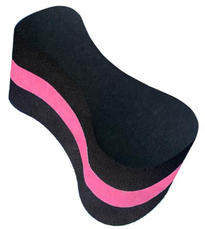 Unisex Pull Buoy Schwimmhilfe für Erwachsene & Kinder | 8-Form Schaumstoff Pullbuoy Schwimmlernhilfe für Anfänger Schwimmtraining im Pool (Schwarz A)