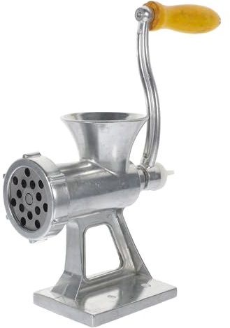 FUNNETOYU Máquina Manual para Picar Carne y Verduras Multifuncional, Aleación de Aluminio y Plástico, Embutidora Práctica para Cocina y Restaurante, Rellenado de Salchichas en Hogar, Ahorro
