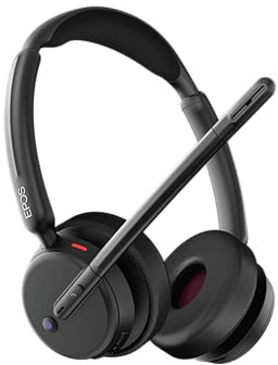 EPOS Impact 500 ANC Kabelloses Headset – Teams Zertifiziert mit USB-C & USB-A Konnektivität – Fortschrittliches Bluetooth-Audio für Konzentriertes, Flexibles Arbeiten