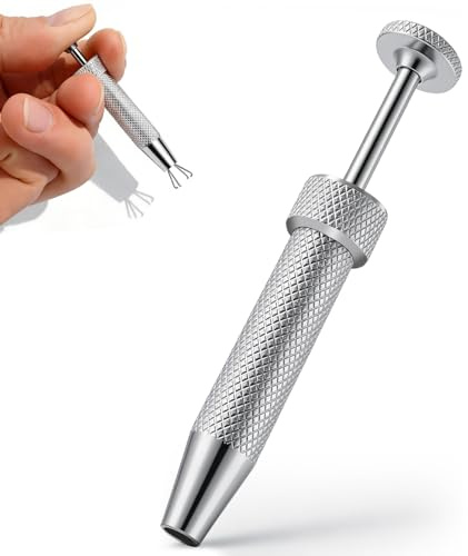 Piercing Taper Ball Grabber Tool for Changing Jewelry - 14G 16G 18G 20G Stainless Steel Flat Back Earring Applicator Tool Piercing Kit for Ear/Nose/Eyebrow/Tongue/Navel/Nipple/Lip (Upgraded Piercing Ball Grabber Tool)