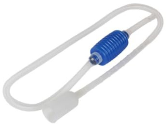LIXSAZSE Home Office Acquario Pompa per la Pulizia del Contenitore per Pesci Acquario Accessorio per Tubo Flessibile per Vuoto a sifone per Cambio Acqua semiautomatico