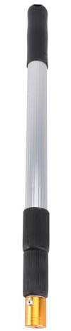Veemoon Recolector de Frutas Extensible de Aluminio 3 Secciones, Palo Telescópico Plateado para Cosecha de Nueces y Manzanas Silvestres, Herramienta Ligera para Jardín y Exteriores