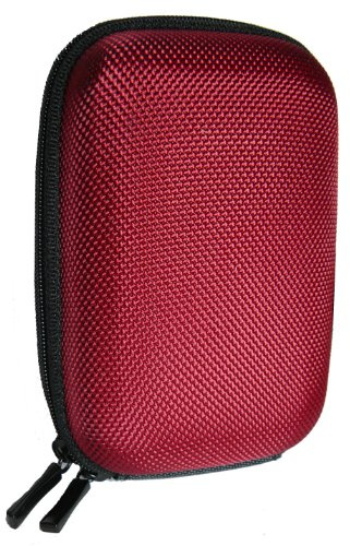 Hartschalentasche rot für Canon Ixus 185