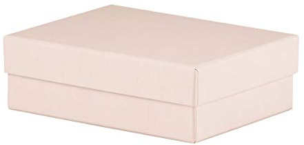 Rössler Geschenkbox mit Deckel | Box mit Deckel | Geschenkbox Geburtstag | Karton mit Deckel | Geschenk Box | Geschenkkarton mit Deckel | Maße: 140x190x60mm | Farbe: Rosa Metallic