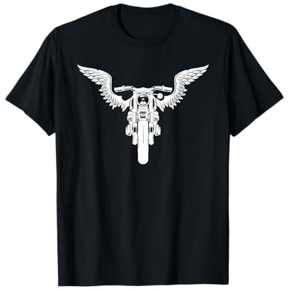 Retro Vintage Flying Motorcycle I love my Motorbike T-Shirt
