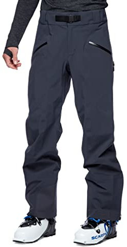 Black Diamond M Recon Stretch Pants Grau - wasserdichte elastische Herren Skihose, Größe L - Farbe Carbon