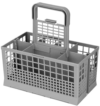 Anakel Home Cesta de Lavavajillas para Cubiertos Universal Escurridor de Cubiertos para Lavaplatos Compatible con Todos los Modelos de Medidas 240x135x123mm