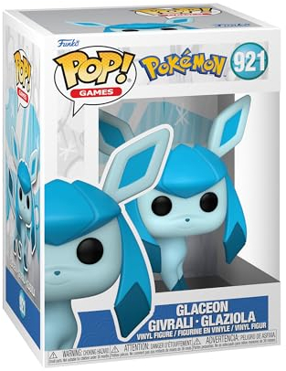 Funko Pop! Games: Pokemon - Glaceon - Glaziola - Vinyl-Sammelfigur - Geschenkidee - Offizielle Handelswaren - Spielzeug Für Kinder und Erwachsene - Video Games Fans - Modellfigur Für Sammler