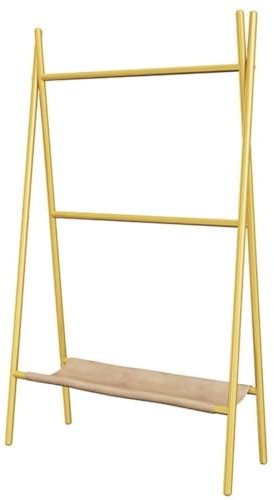 Porte-Serviettes de Salle de Bain sur Pied Porte-serviettes Autoportant À 2 Niveaux, Avec Étagère De Rangement, Porte-serviettes En Métal, Porte-couverture Pour Salle De Bain échelle Porte Serviette (