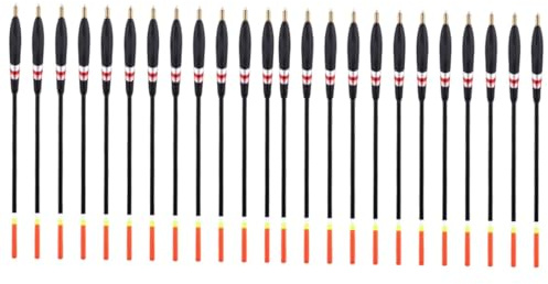 Happyyami 24pcs Pole Floats Fishing Buoy for Coarse Fishing Float Stops Lightweight Portable Tackle
