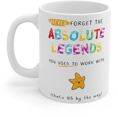 MugsByAly Funny Farewell Mug - Never Forget The Absolute Legends You Used to Work with