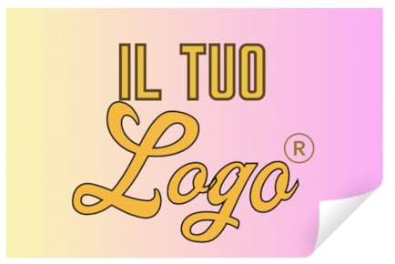 100 Adesivi Personalizzati in Vinile PVC – MISURE SELEZIONABILI 3–10 cm – Impermeabili, Resistenti ai Graffi – Etichette per Packaging, Regali, Laptop, Borracce – ARTEMISIA SERVICE (Rettangolare)
