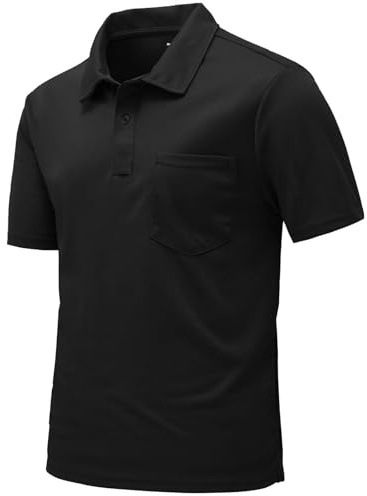 Rdruko Poloshirt Herren Kurzarm mit Brusttasche Polohemd T-Shirts Sommer Golf Polo Shirt Slim Fit für Männer