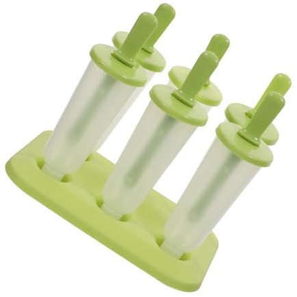 OUNONA Moules à Bâtonnets de Glace 6 Pièces, Moule à Glace Maison en Plastique, Démoulage Facile, Nettoyage Pratique, pour L’desserts Maison