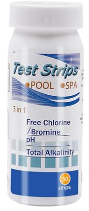 attaches De Test 3 En 1 Pour Piscine | Lot De 50 De Testeur Chimique Précis | Kit De attaches De Test 3 En 1 | 50 attaches De Testeur D'eau Pour Les Piscines Et Les Spas Polyvalente