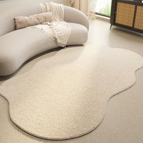 Teppich Wohnzimmerteppiche Waschbar Großer Teppich Unregelmäßige Form Teppichs Für Wohnzimmer, Schlafzimmer, Esszimmer, Wohnkultur(Pattern B,80X120cm)