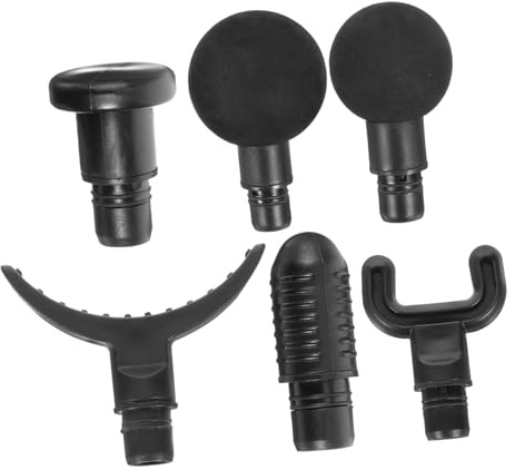 ARTSEWPLY 6 Stück Teiliges Massagepistolen aufsatz Tragbare Athleten massager Adapter Vielseitige Körper massageköpfe Einfache Handhabung Passend für Fitness Lauf Kraftsport