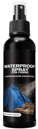 Fabric Waterproofing Spray - Backpack Water Shield Agent 120ml | Waterproof Liquid Portable for Clothing Furniture Upholstery Shoe Windbreaker Tent Carpet Travelers Hiking