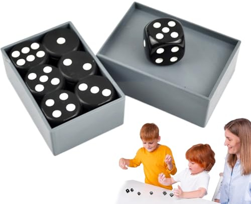 Würfeltricks – ABS + 13,5x10cm | Club-Würfelspiele | Würfeln | Neuheit Magier Würfel Gehorsam Requisiten Lustiges Leistungsspielzeug, Sechsseitiges Würfelspiel D6-Set Sanfteres Rollen Keine Schädliche