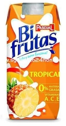 Pascual Mango Tropical Fruit Vegetable Juice 18x330ml Botella