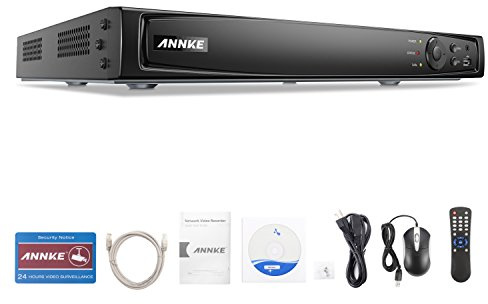 ANNKE 4K NVR Ultra HD 8CH per PoE Videoregistratore di Rete con Compressione H.265 + Supporto Fino a 8 Telecamere IP 8MP/4K Alimentazione su Ethernet - senza Disco Rigido