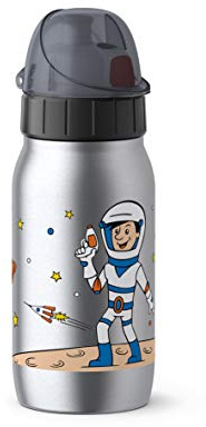 Emsa Iso2Go 518375 Isolierte Trinkflasche, 0,35 Liter, AutoClose Verschluss, Astronaut