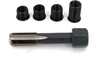 US Pro 5872 Zündkerzen Gewindereparatur Satz Gewindebohrer Gewindeeinsätze M10x1.0 mm