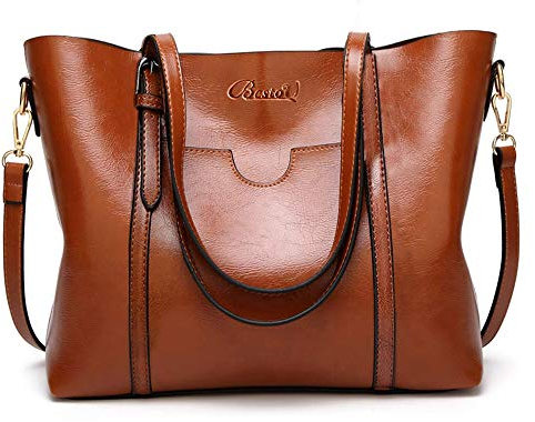 BestoU Sac a Main Femmes Cuir Bandoulieres Grand Sacs Porte Cabas