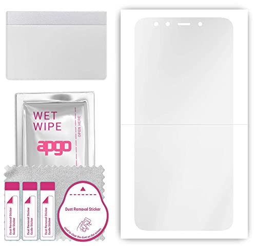 apgo Protector de pantalla Hydrogel para Xiaomi Mi A2 (Mi 6X), Película de hidrogel, con capa de posicionamiento de fácil instalación.