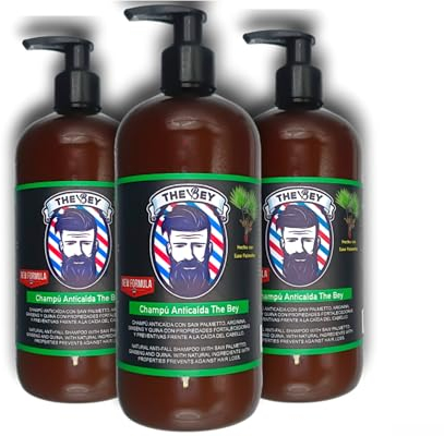 The Bey Shampooing anti-chute au palmier nain, quinquina, ginseng et arginine - 500 ml