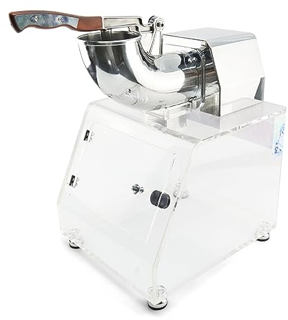Maquina de hielo Máquina De Afeitar De Hielo Afeitado Industrial De Alta Resistencia, Máquina Trituradora Fina De Hielo For Bar Store Maker Fruit Ice Maker Máquina De Helados