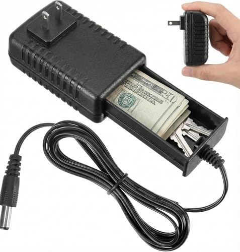 Secret Containers Hiding Places Wall Plug Diversion with Storage Compartment with Storage Compartment for Valuables Money Key Jewelry