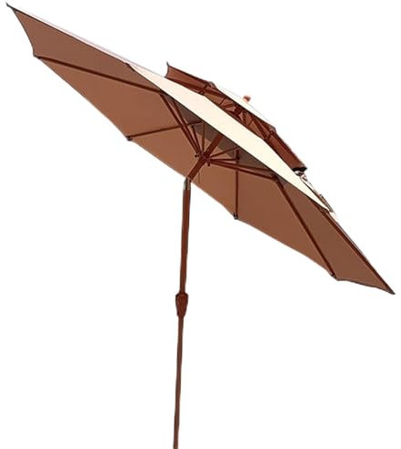 Moda 270cm Ombrellone da Spiaggia, Protezione UV, Impermeabile, for Gazebo, Terrazze, Bar, Hotel, Balconi