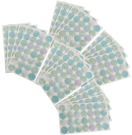 STOBOK 20 Sheets Punch Reinforcement Stickers Paper Hole Reinforcement Circles for Loose-Leaf Paper for Office Supplies