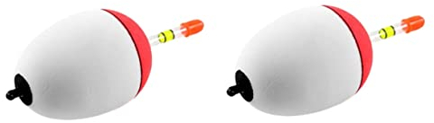 Kisangel 2St Eva Bobber Hartschaum-Schnappschwimmer Leuchtstäbe Bojenangeln Leuchtstab schwimmt Angeln Schaum Bobber Waggler schwimmt eisangeln schaumstoffe Schwimmer zum Angeln Angelbopper