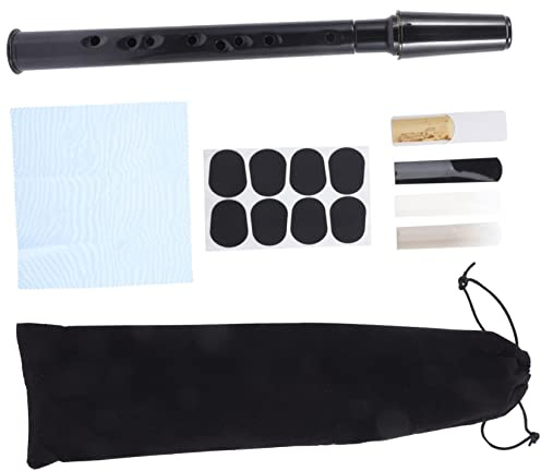 Toyvian Mini-saxophon C-dur Musikinstrument Tragbar für Junge Mädchen und Erwachsene Kleines Saxophon Taschen-saxophon-kit Einfach zu Bedienen Musikinstrumente für Alltag und Lernen