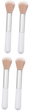 AUTSUPPL 4 pièces Set de Pinceaux Maquillage Synthétiques Doux pour Blush et Highlighter Outil Cosmétique Portable et Voyage