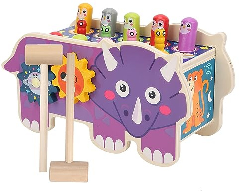 Naroote Jouet de Marteau en Bois, Jeu de Hamster Taupe à Impact à Usage Général, de Haute qualité, Résistant à l'usure, à Usage Général, pour Un Professionnel pour et Apprendre (Coup de Taupe de
